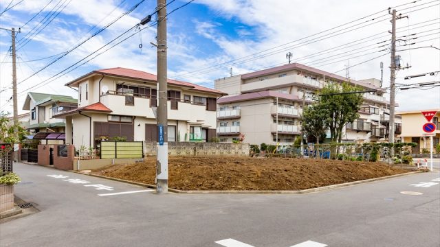 神奈川県横浜市港北区新吉田東6丁目買取後の売地の現地写真