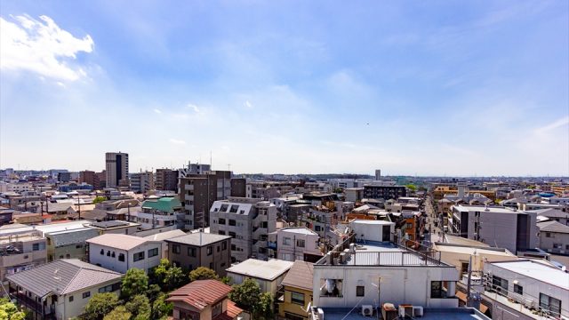 川崎市中原区今井南町21-35 ルミエール南Ⅱのバルコニー眺望写真