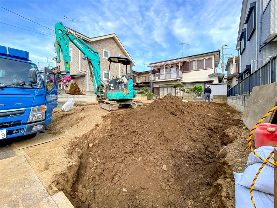 自社物件　新吉田東6丁目の地中埋設物調査