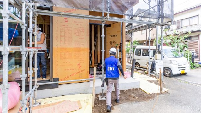 横浜市港北区新吉田東3丁目　新築戸建の中間検査