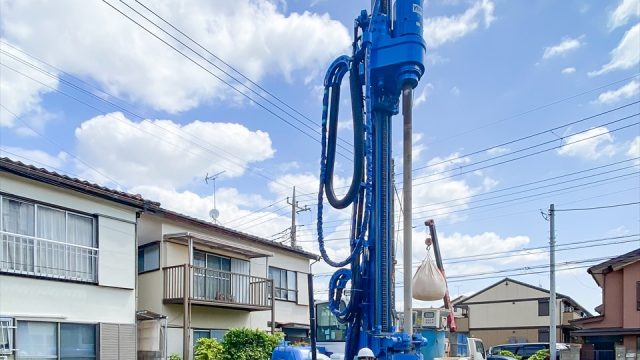 横浜市港北区新吉田東5丁目　地盤改良工事の画像