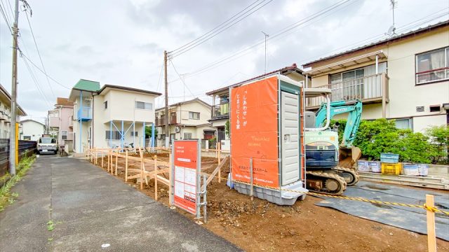 横浜市港北区新吉田東5丁目　基礎工事開始