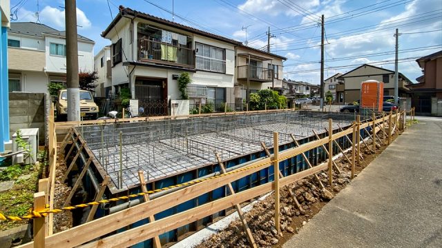 横浜市港北区新吉田東5丁目　解体配筋工事