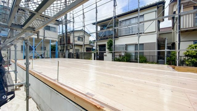 横浜市港北区新吉田東5丁目　土台工事