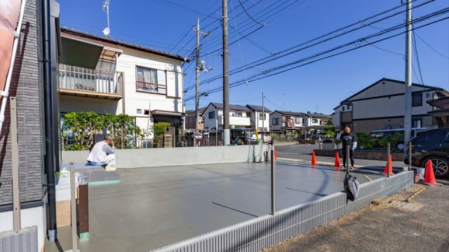 横浜市港北区新吉田東5丁目　土間コンクリート