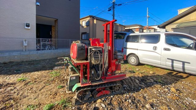 横浜市港北区新吉田東2丁目 新築分譲住宅　地盤調査