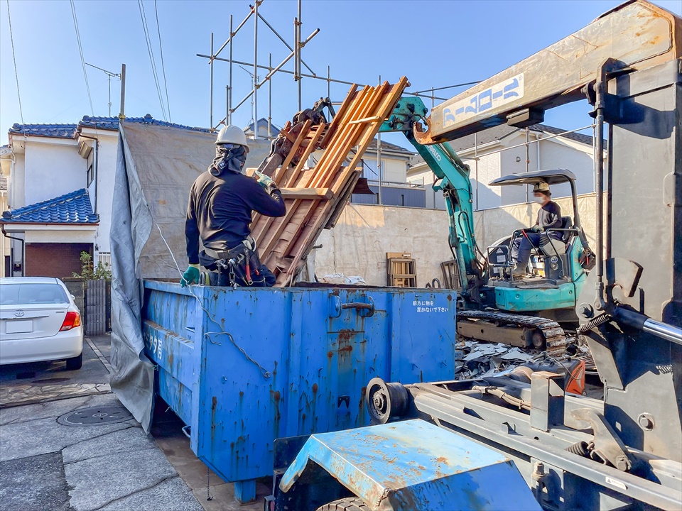 新吉田東5丁目Ⅲ　新築分譲住宅　既存建物解体工事