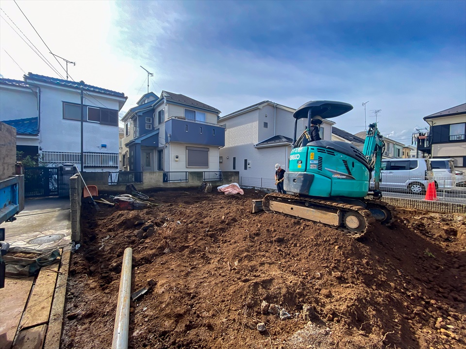 新吉田東5丁目Ⅲ　新築分譲住宅　既存建物解体工事