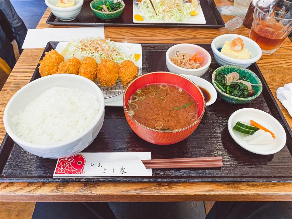 旬彩 よし家　カキフライ御膳