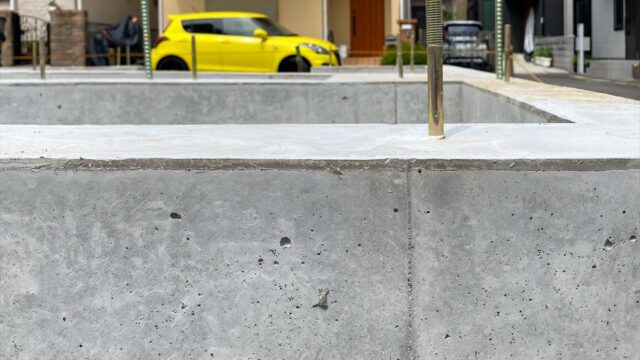 新吉田東6丁目　新築戸建　基礎工事終了