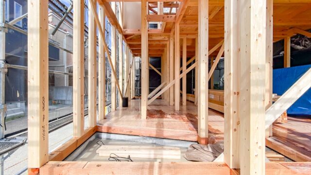 新吉田東6丁目　新築戸建　上棟