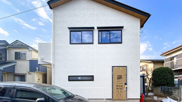 新吉田東５丁目Ⅲ　新築戸建　足場解体終了