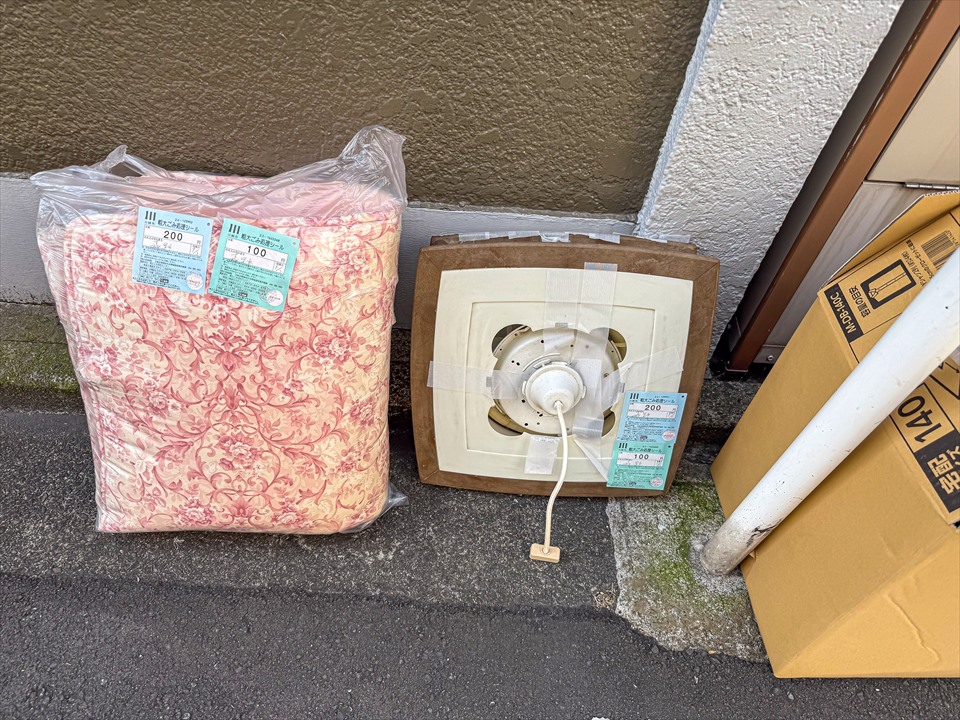 賃貸退去後の粗大ゴミ