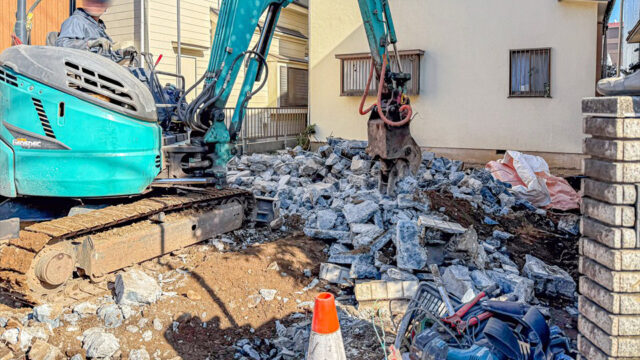 新吉田東3丁目　解体工事