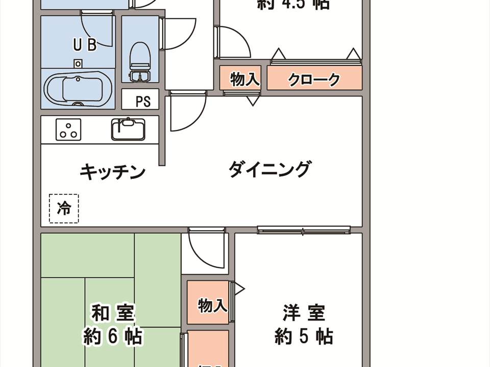 新規賃貸物件の間取図を作成